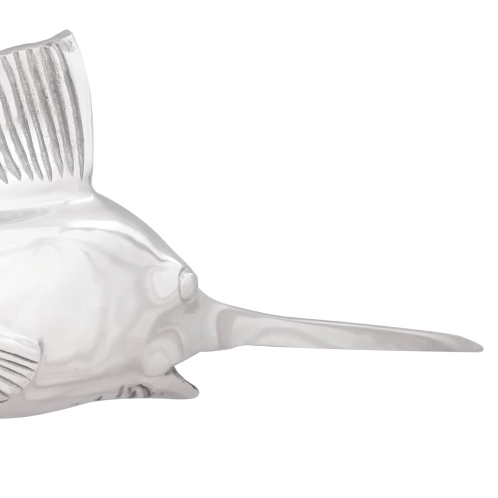 Skulptur Silber 91 x 8 x 26 cm Aluminium