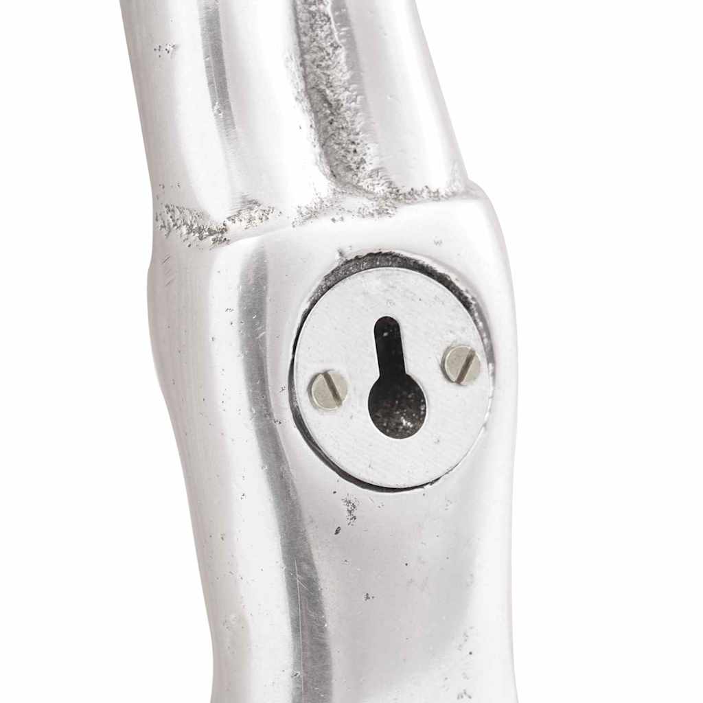 Skulptur Silber 22 x 8 x 25 cm Aluminium