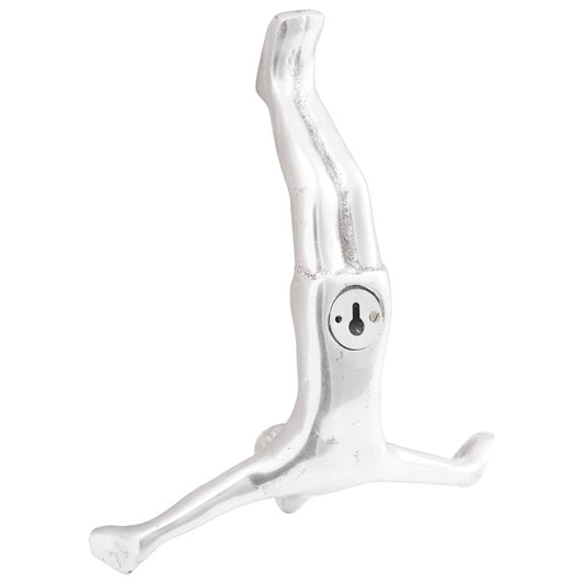 Skulptur Silber 22 x 8 x 25 cm Aluminium