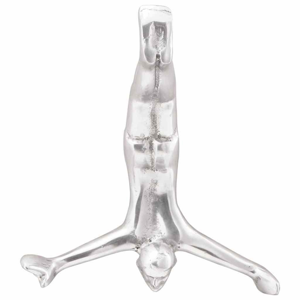 Skulptur Silber 22 x 8 x 25 cm Aluminium