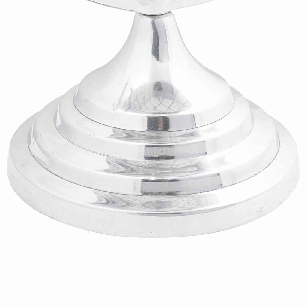 Skulptur Silber 16,5 x 14 x 26 cm Aluminium