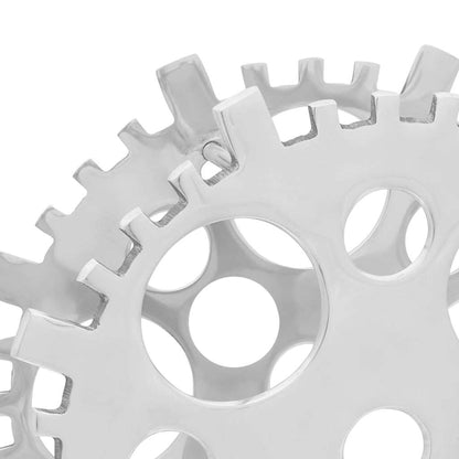 Weinregal Silber 39 x 14 x 39 cm Aluminium