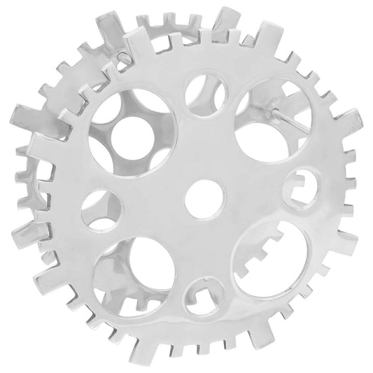 Weinregal Silber 39 x 14 x 39 cm Aluminium