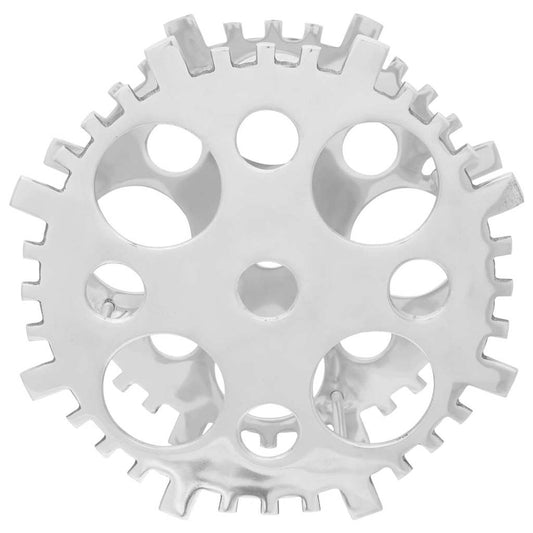 Weinregal Silber 39 x 14 x 39 cm Aluminium