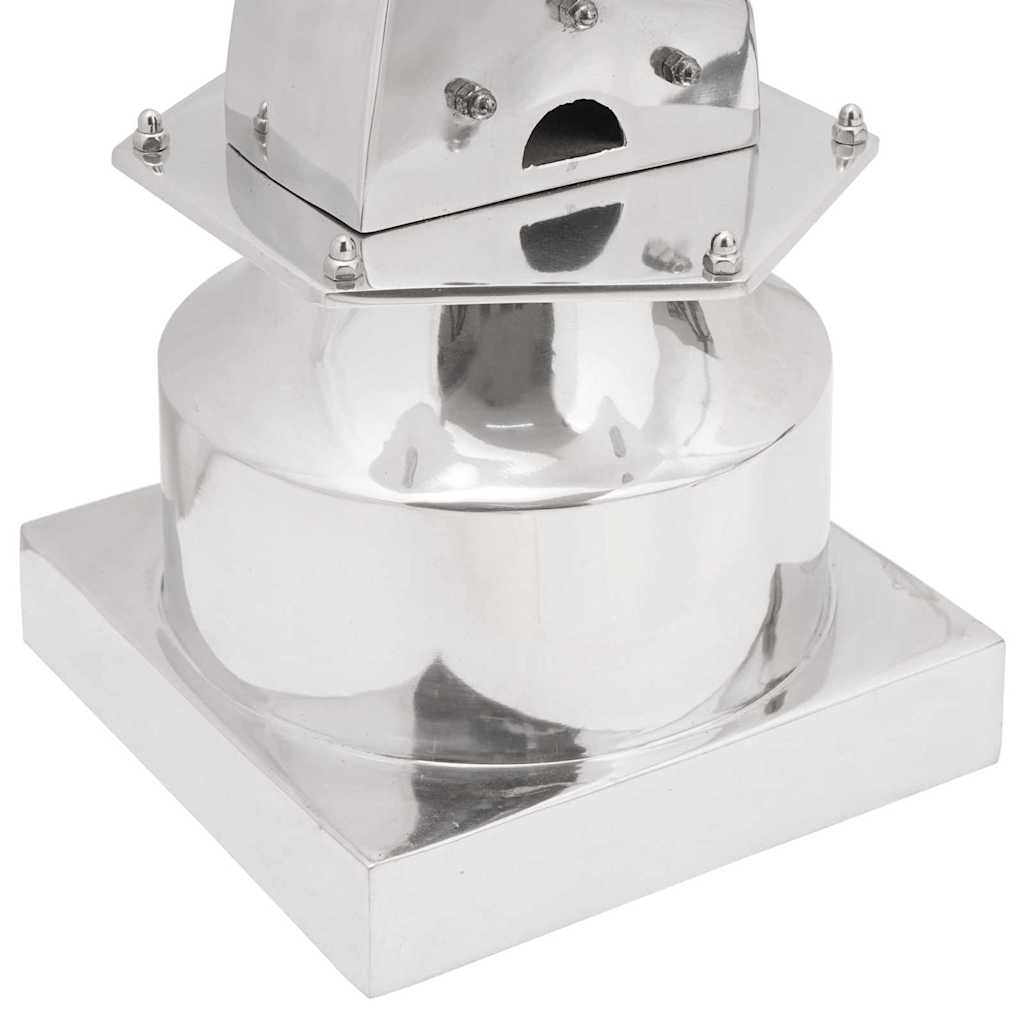 Skulptur Silber 26 x 26 x 110 cm Aluminium