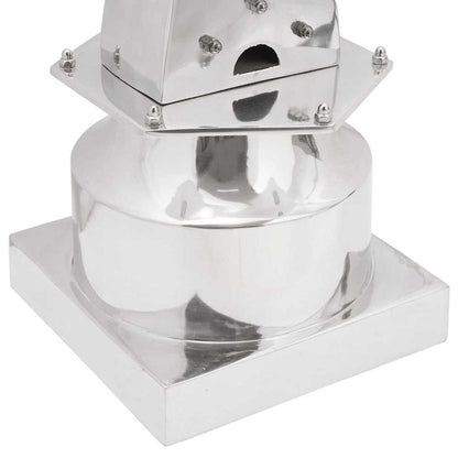 Skulptur Silber 26 x 26 x 110 cm Aluminium