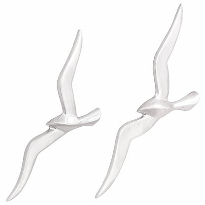 Möwe 2 pcs Silber Aluminium