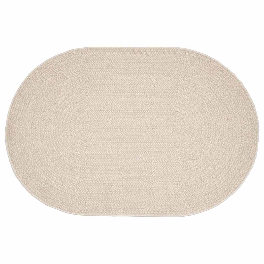 Teppich ZIZUR Creme 230 x 160 cm Polypropylen