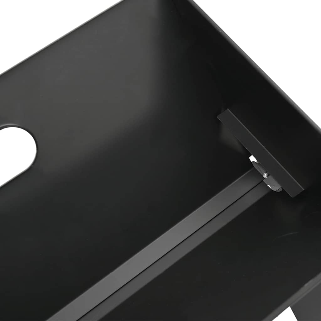 Outdoor Grill Schwarz 46 x 30 x 31 cm Stahl