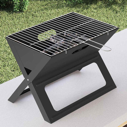 Outdoor Grill Schwarz 46 x 30 x 31 cm Stahl