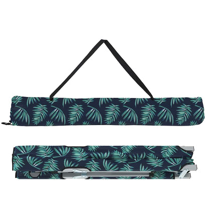 Klapp Schlafbett fürs Camping Blatt Wald 194 x 62.5 x 42.5 cm