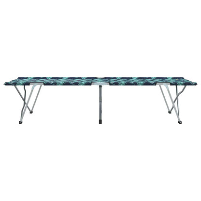 Klapp Schlafbett fürs Camping Blatt Wald 194 x 62.5 x 42.5 cm