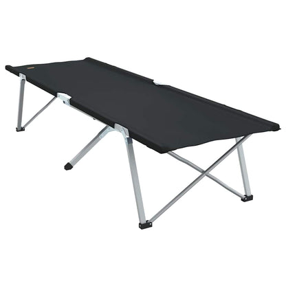Klapp Schlafbett fürs Camping 2 pcs Schwarz