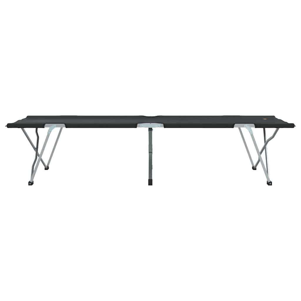 Klapp Schlafbett fürs Camping 2 pcs Schwarz