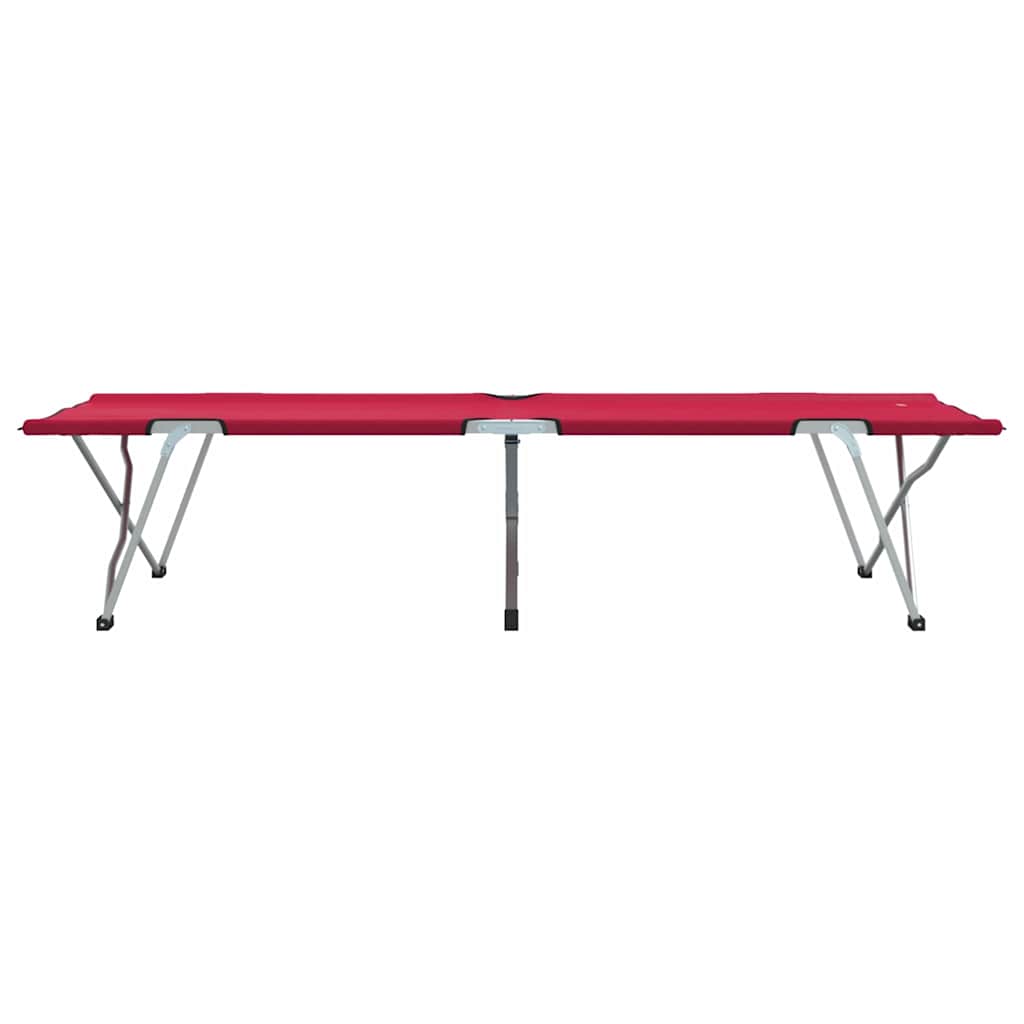 Klapp Schlafbett fürs Camping 2 pcs Rot 194 x 62.5 x 42.5 cm