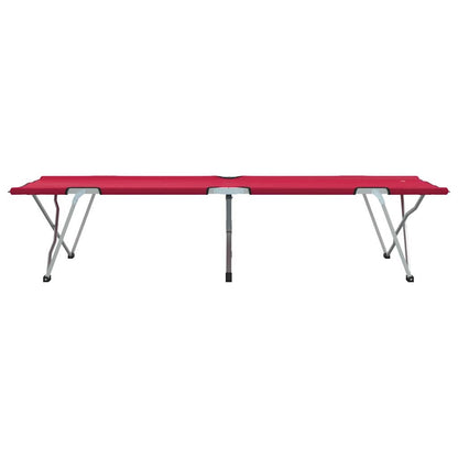 Klapp Schlafbett fürs Camping 2 pcs Rot 194 x 62.5 x 42.5 cm