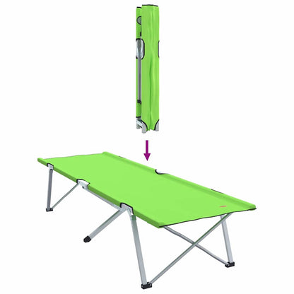 Klapp Schlafbett fürs Camping 2 pcs Grün 194 x 62.5 x 42.5 cm