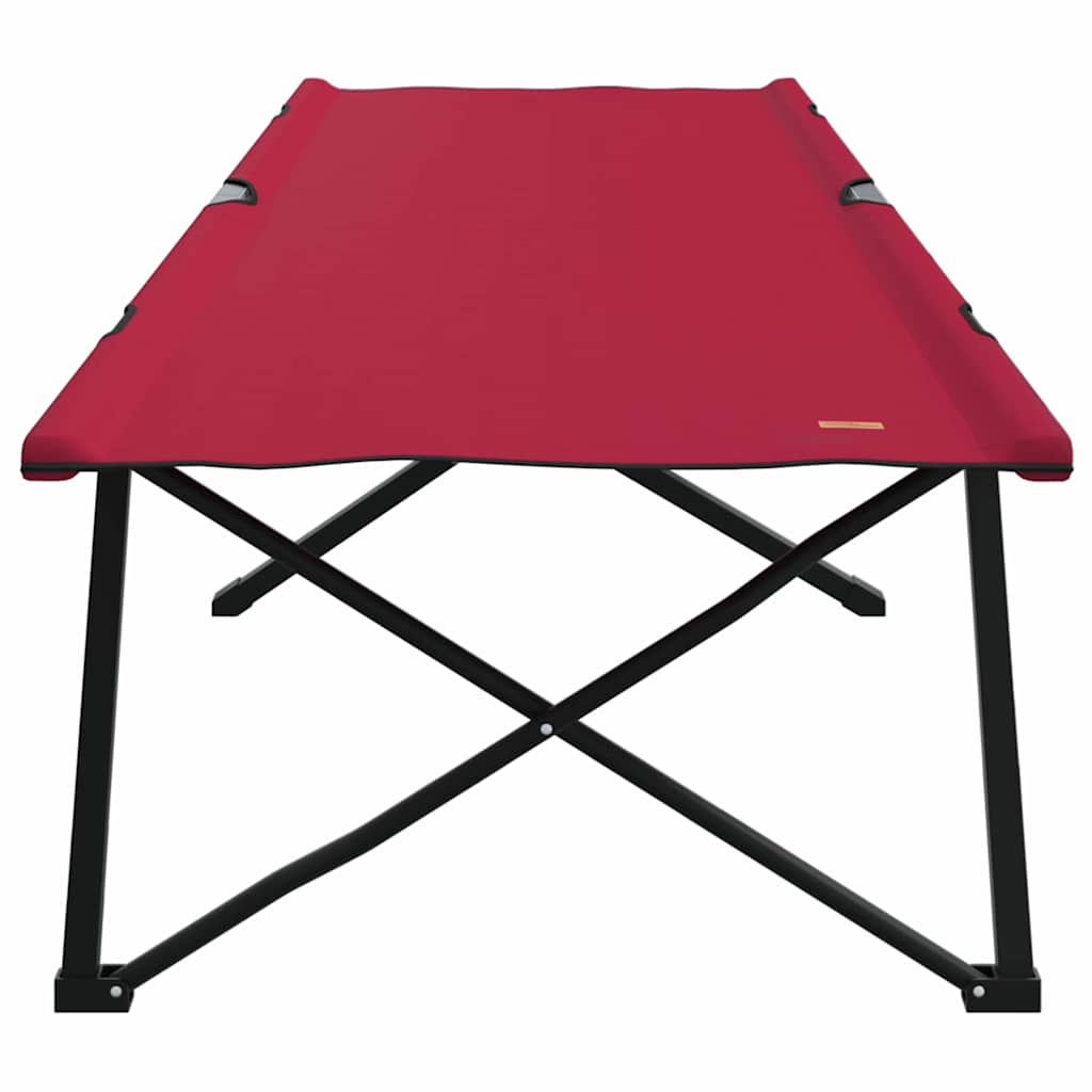 Klapp Schlafbett fürs Camping Rot 206 x 76 x 74 cm
