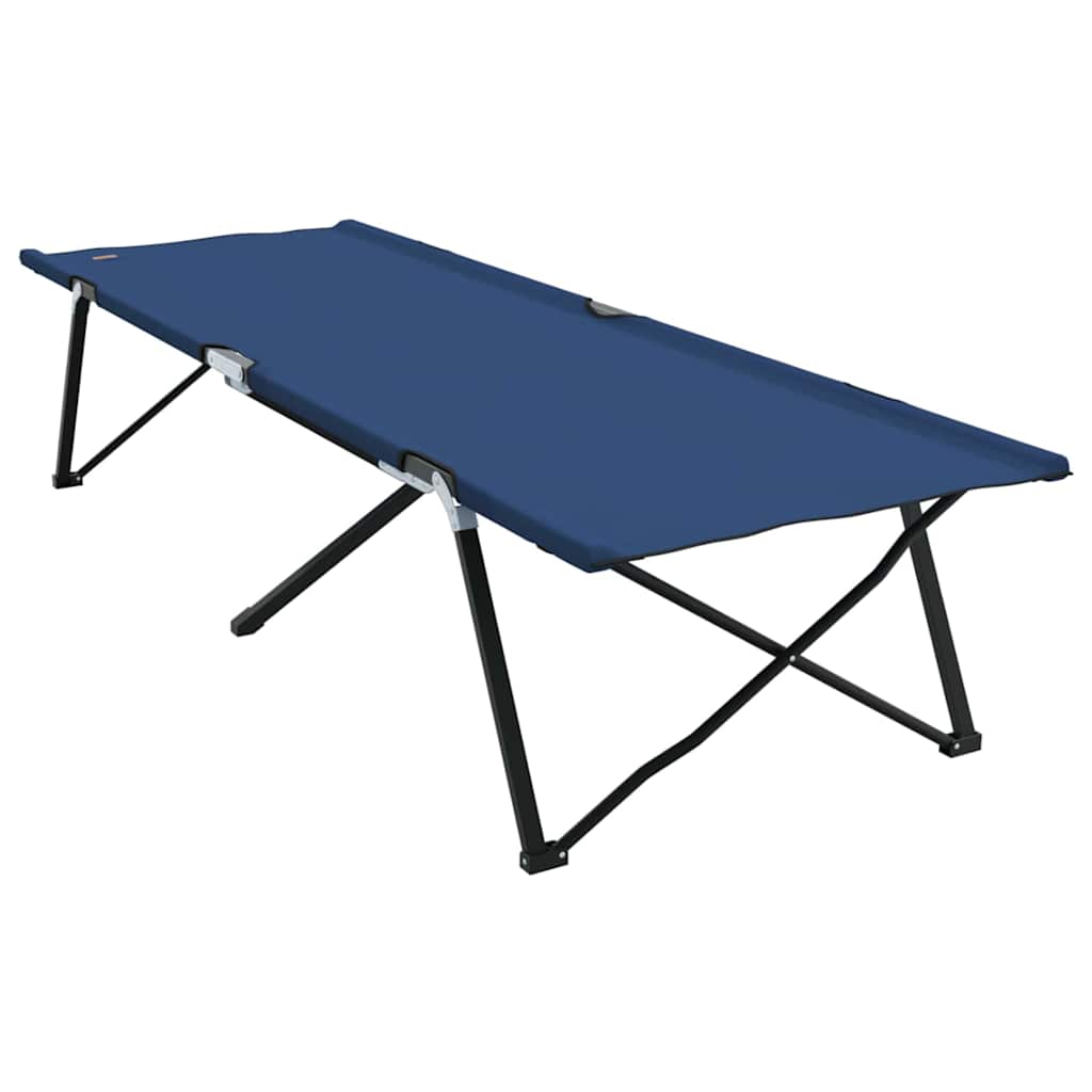 Klapp Schlafbett fürs Camping 2 pcs Blau 206 x 76 x 74 cm