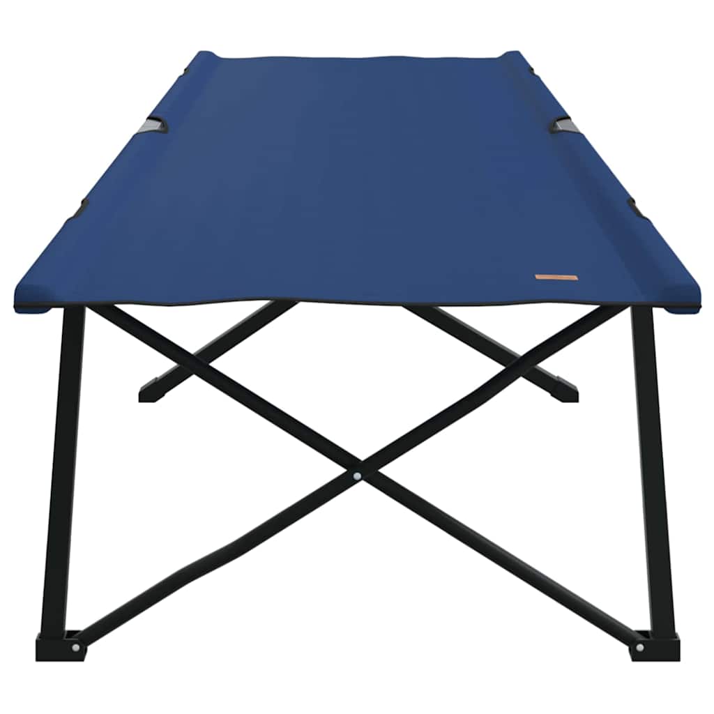 Klapp Schlafbett fürs Camping 2 pcs Blau 206 x 76 x 74 cm