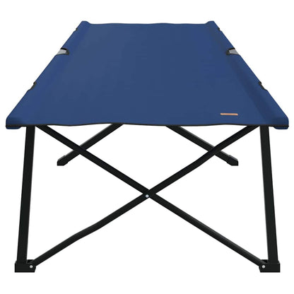 Klapp Schlafbett fürs Camping 2 pcs Blau 206 x 76 x 74 cm