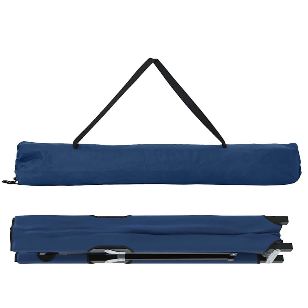 Klapp Schlafbett fürs Camping 2 pcs Blau 206 x 76 x 74 cm