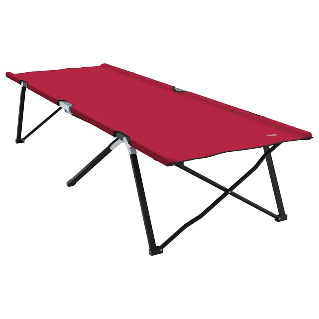 Klapp Schlafbett fürs Camping 2 pcs Rot 206 x 76 x 74 cm