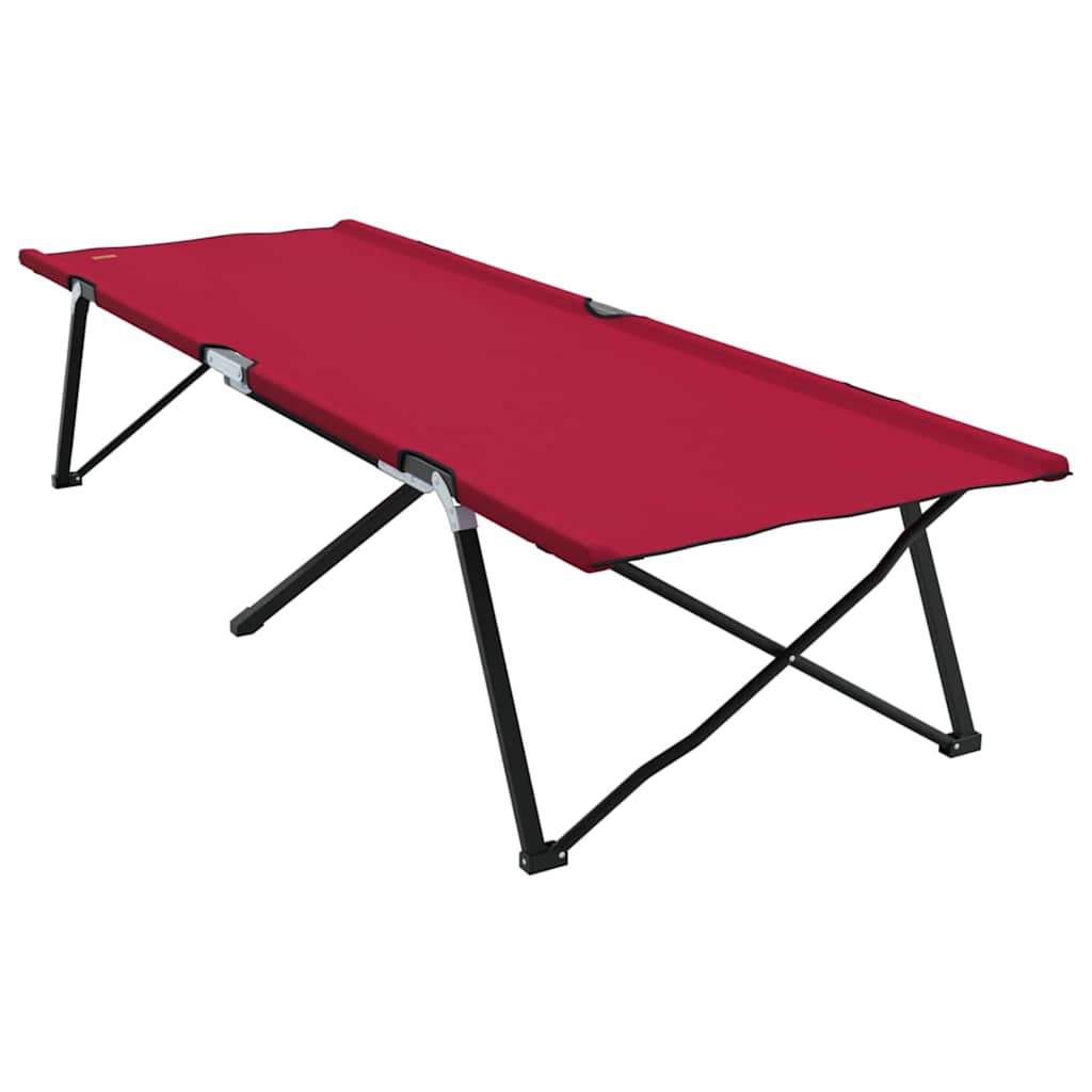 Klapp Schlafbett fürs Camping 2 pcs Rot 206 x 76 x 74 cm