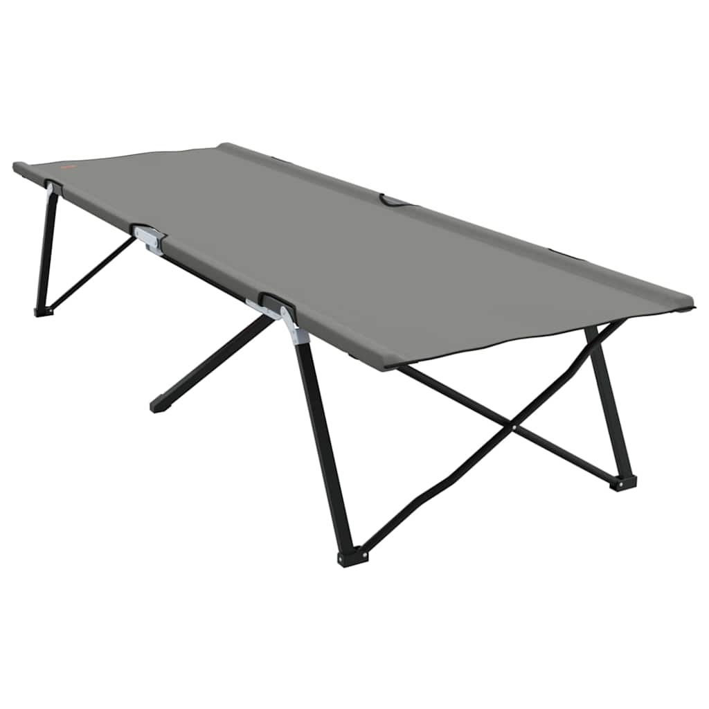 Klapp Schlafbett fürs Camping 2 pcs Grau 206 x 76 x 74 cm
