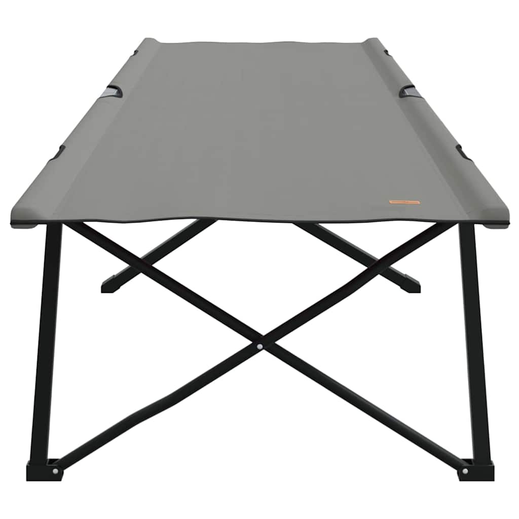 Klapp Schlafbett fürs Camping 2 pcs Grau 206 x 76 x 74 cm