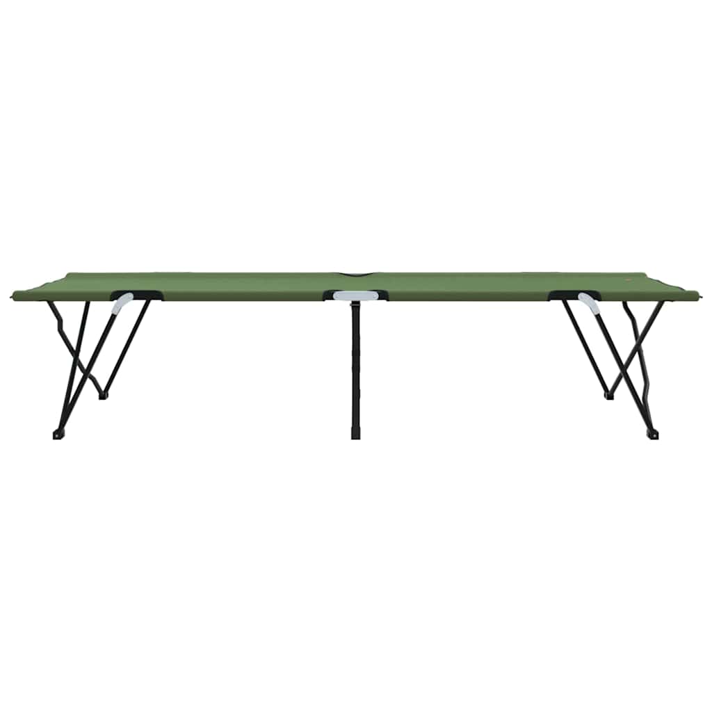Klapp Schlafbett fürs Camping 2 pcs Grün 206 x 76 x 74 cm