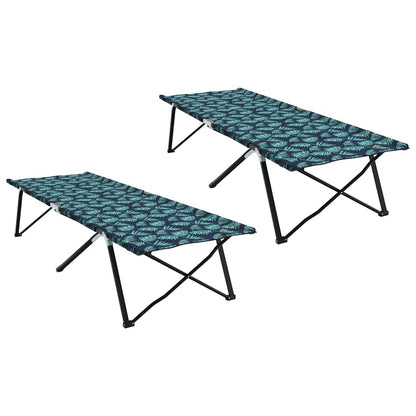 Klapp Schlafbett fürs Camping Blatt 2 pcs Wald 206 x 76 x 74 cm