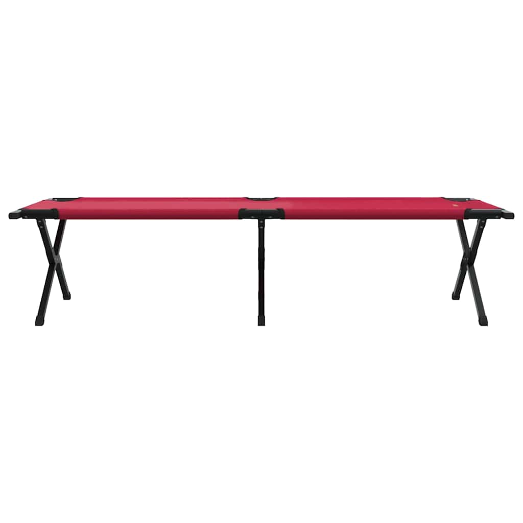 Klapp Schlafbett fürs Camping Rot 193 x 69 x 45 cm Oxford-stoff