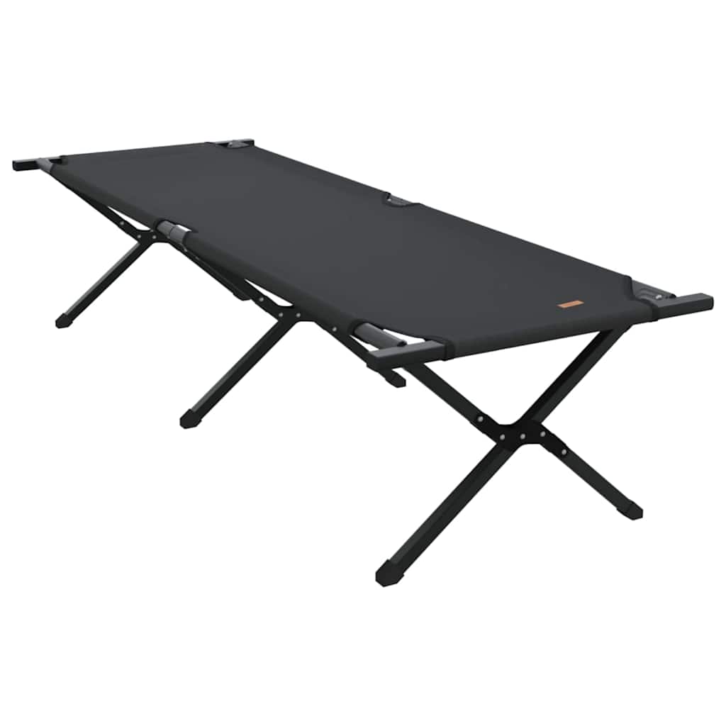 Klapp Schlafbett fürs Camping 2 pcs Schwarz 193 x 69 x 45 cm