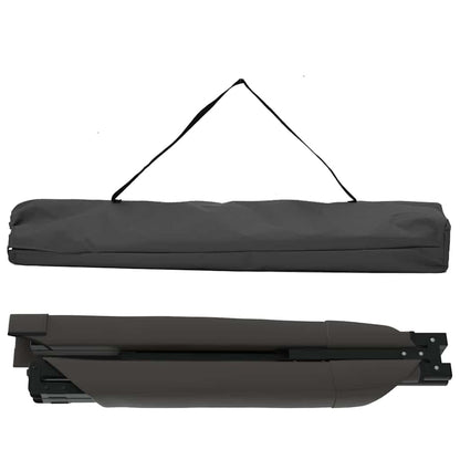 Klapp Schlafbett fürs Camping 2 pcs Schwarz 193 x 69 x 45 cm
