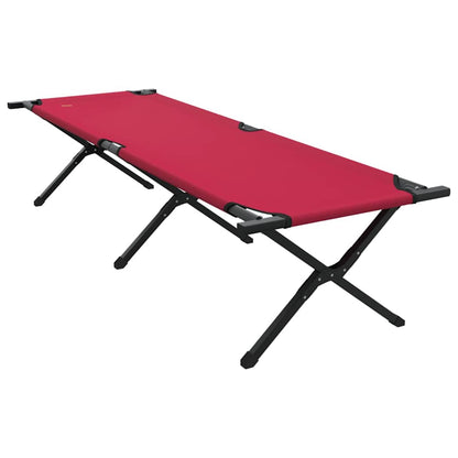 Klapp Schlafbett fürs Camping 2 pcs Rot 193 x 69 x 45 cm