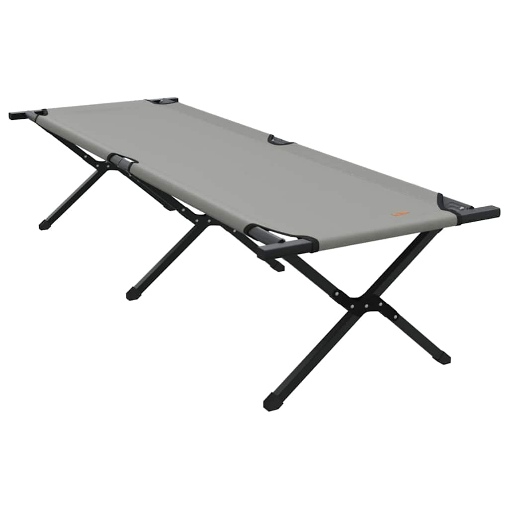 Klapp Schlafbett fürs Camping 2 pcs Grau 193 x 69 x 45 cm