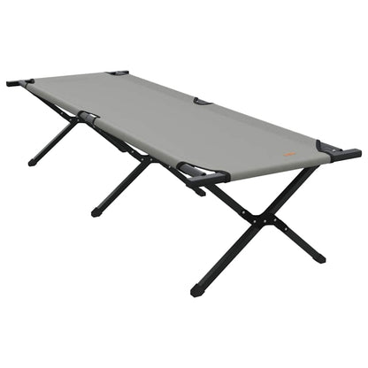 Klapp Schlafbett fürs Camping 2 pcs Grau 193 x 69 x 45 cm
