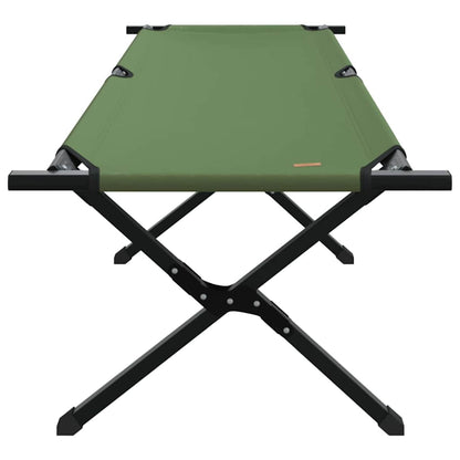 Klapp Schlafbett fürs Camping 2 pcs Grün 193 x 69 x 45 cm