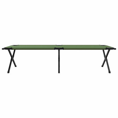 Klapp Schlafbett fürs Camping Grün 210 x 80 x 46 cm