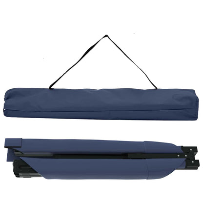 Klapp Schlafbett fürs Camping 2 pcs Blau 210 x 80 x 46 cm