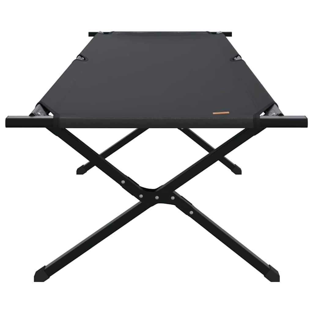 Klapp Schlafbett fürs Camping 2 pcs Schwarz 210 x 80 x 46 cm