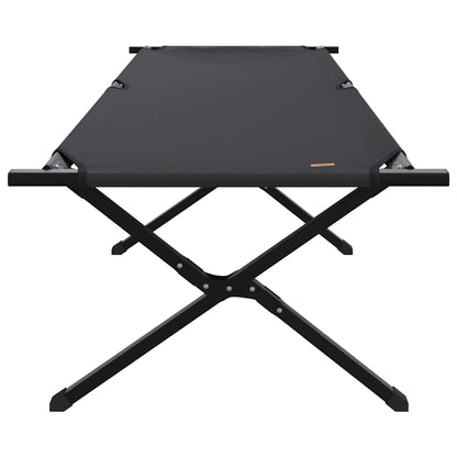Klapp Schlafbett fürs Camping 2 pcs Schwarz 210 x 80 x 46 cm