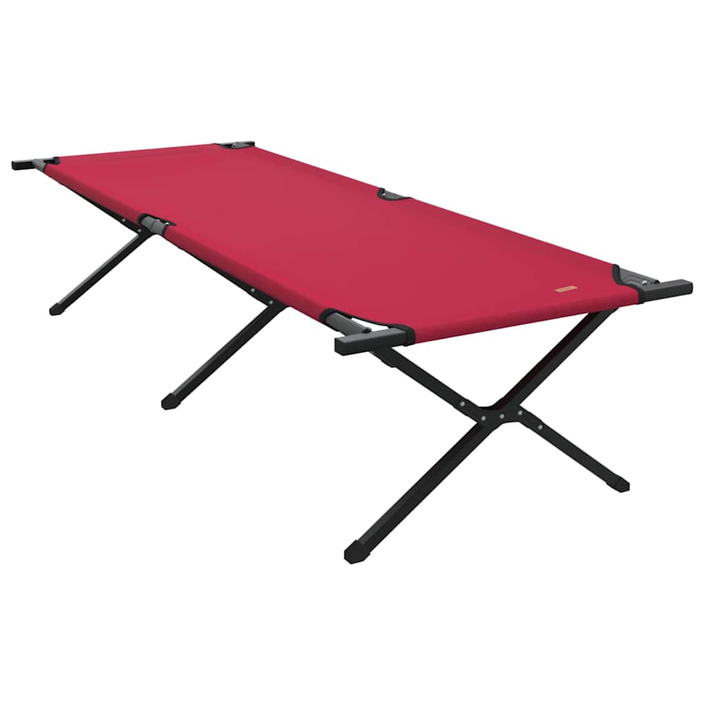 Klapp Schlafbett fürs Camping 2 pcs Rot 210 x 80 x 46 cm