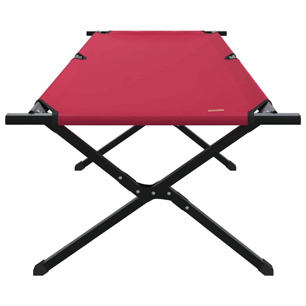 Klapp Schlafbett fürs Camping 2 pcs Rot 210 x 80 x 46 cm