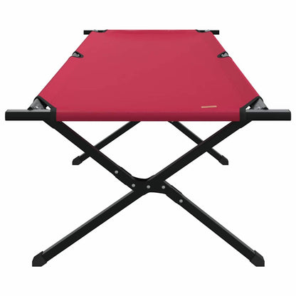 Klapp Schlafbett fürs Camping 2 pcs Rot 210 x 80 x 46 cm