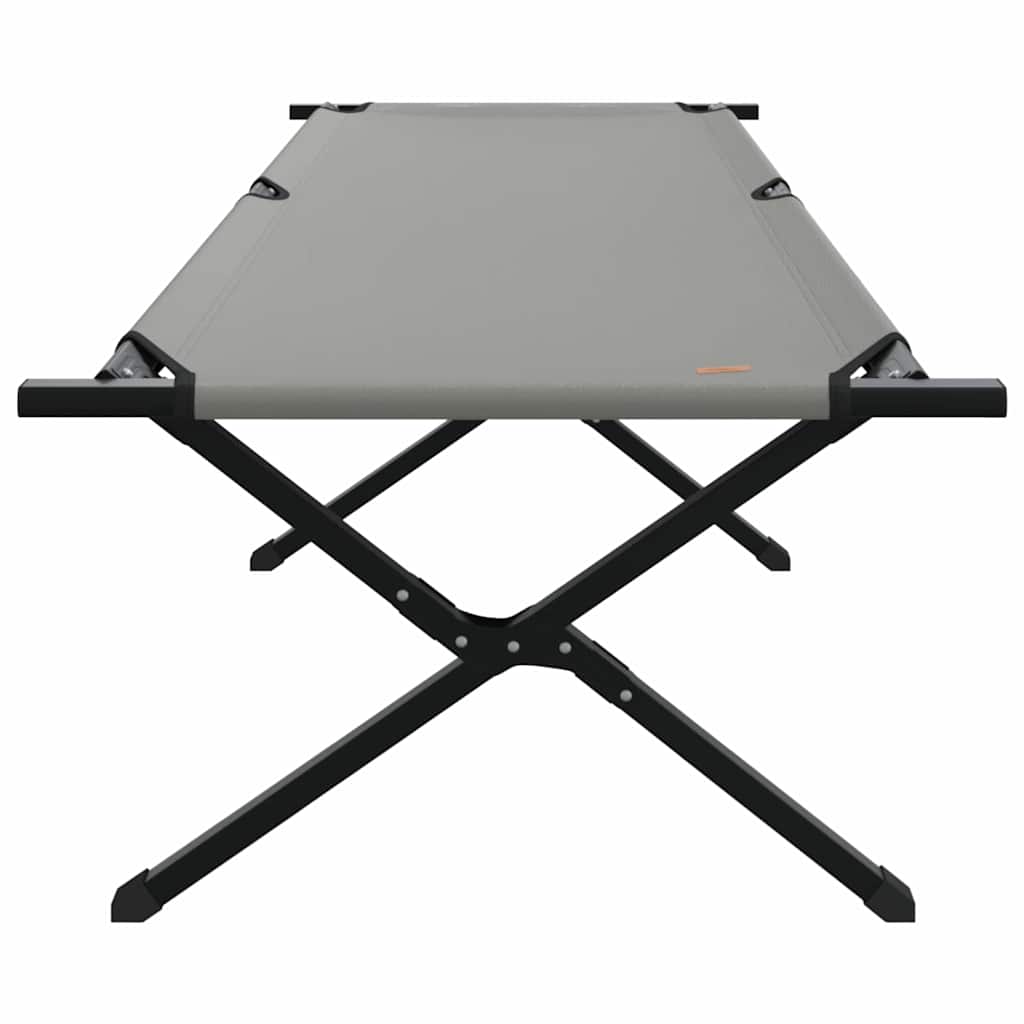 Klapp Schlafbett fürs Camping 2 pcs Grau 210 x 80 x 46 cm