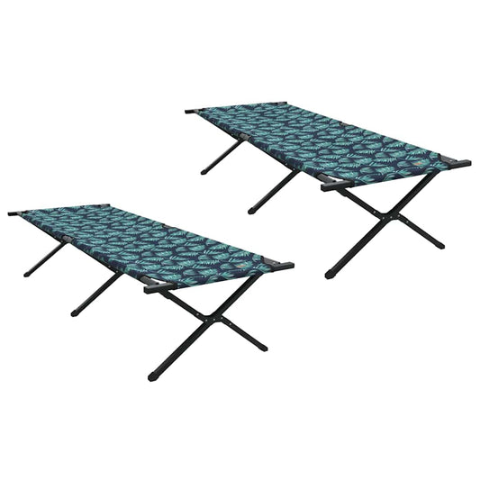 Klapp Schlafbett fürs Camping Blatt 2 pcs Wald 210 x 80 x 46 cm
