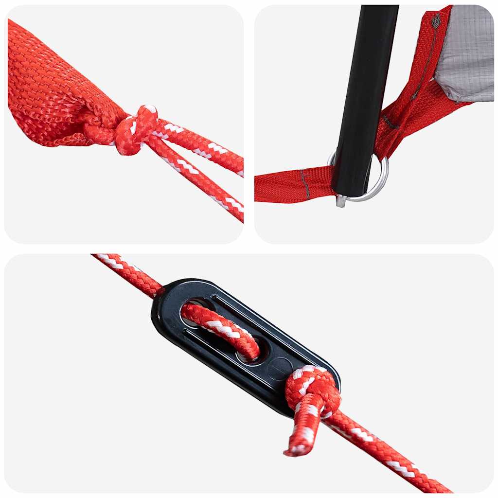 Teepee Zelt mit Dach mit Speicher Blau 545 x 450 x 295 cm