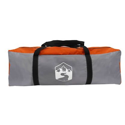 Tunnelzelt mit Dach Grau und Orange 710 x 460 x 245 cm